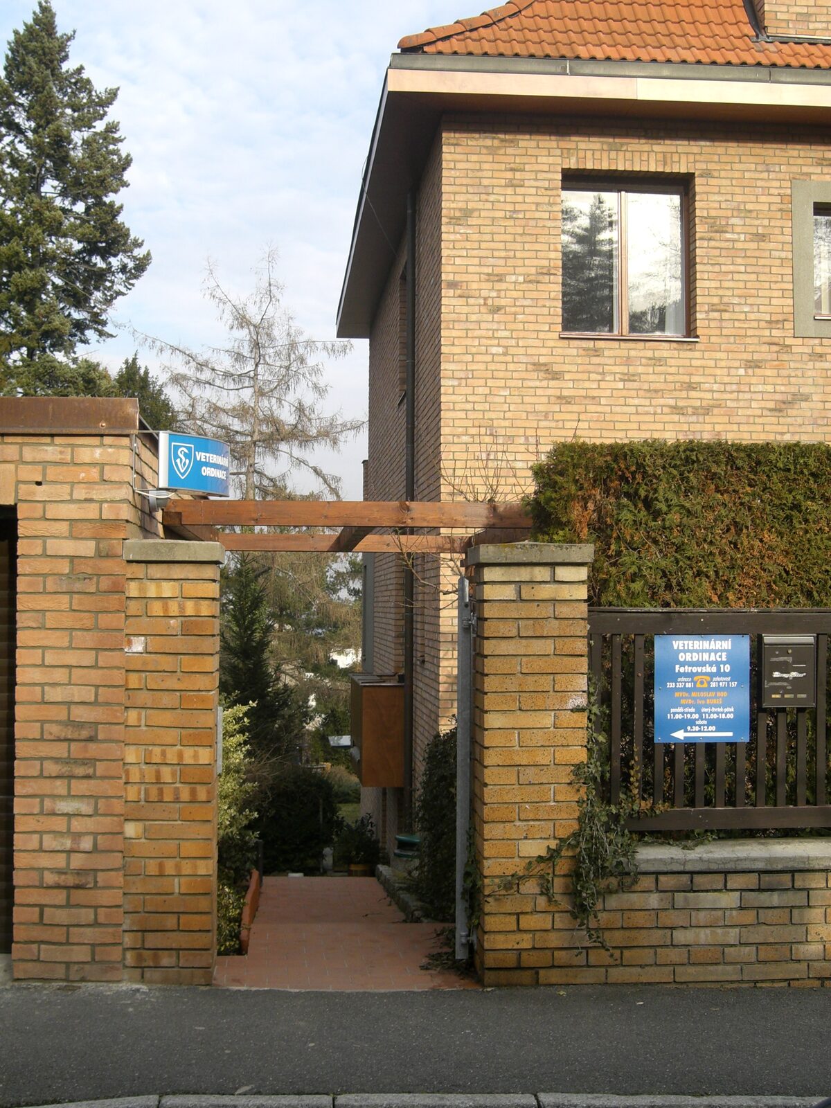 Pohled z ulice Fetrovská